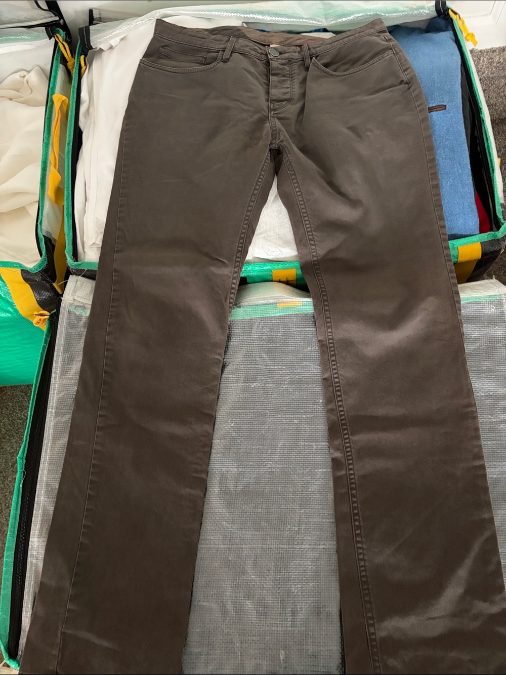 Burberry Dark Brown Casual Trousers